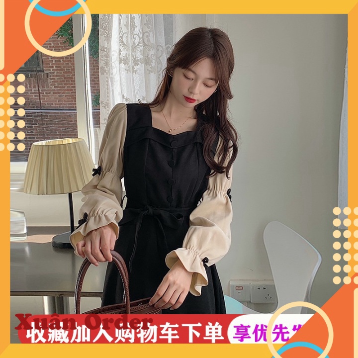 - Váy Cổ Vuông - Hàng Quảng Châu - Xuanorder