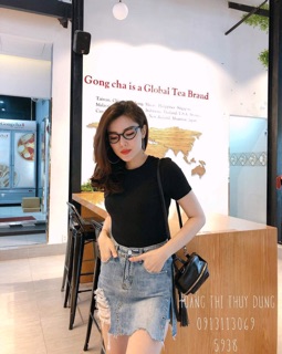 Áo thun trơn basic ất nhật