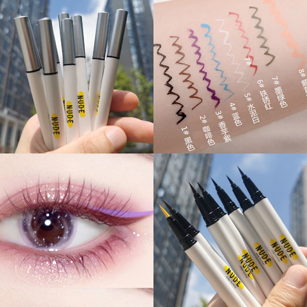 Bút Kẻ Mắt Dạng Lỏng Nhanh Khô Lâu Trôi Chống Thấm Nước HSU
