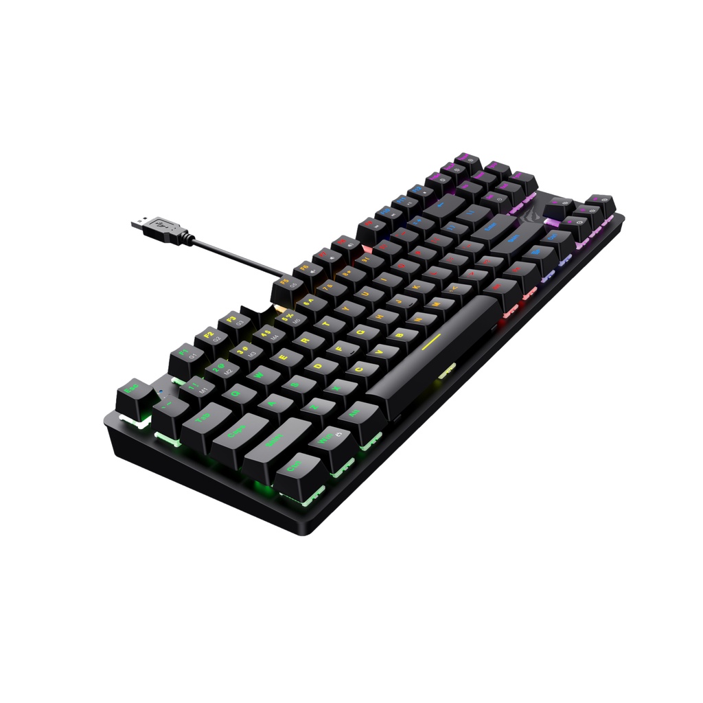 Bàn Phím Cơ  Gaming Havit KB858L / KB869L - Bảo Hành 1 Đổi 1 12 Tháng