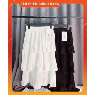 CHÂN VÁY Tầng xếp ly, CHÂN VÁY CẠP CHUN CAO CẤP