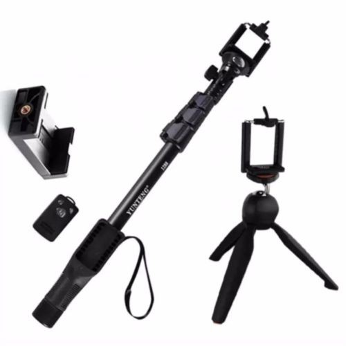 Gậy chụp hình tự sướng bluetooth cao cấp 1288 kèm chân đa năng + Tripod 228