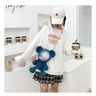 [CÓ ẢNH THẬT] TÚI HANDMADE TỰ ĐAN GẤU❤