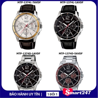 [Mã LT150 giảm 150k đơn 699k] Đồng hồ Casio chính hãng nam MTP-1374