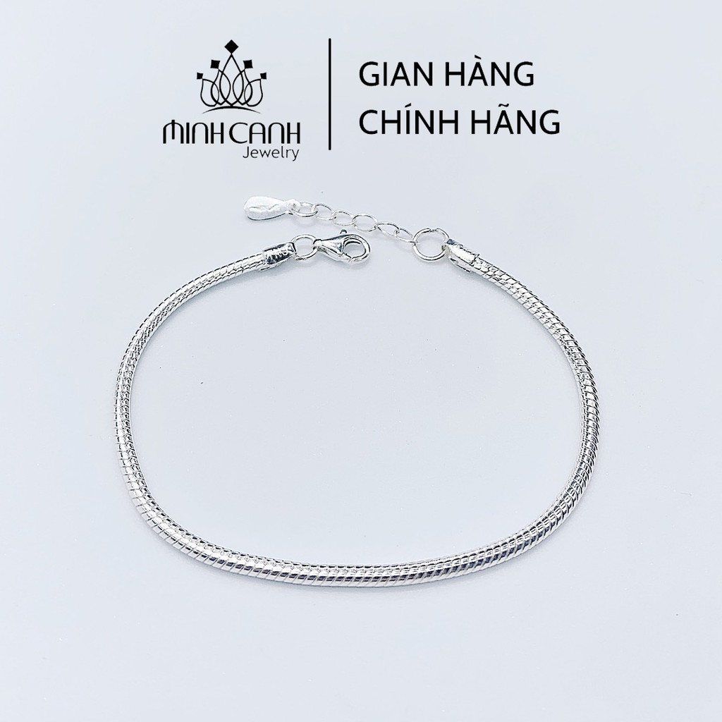 Lắc Tay Bạc Nữ Dây Mì Trơn - Minh Canh Jewelry