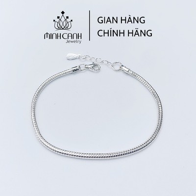 Lắc Tay Bạc Nữ Dây Mì Trơn - Minh Canh Jewelry