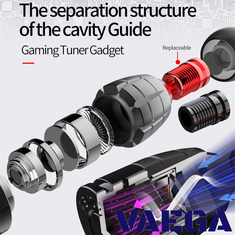 Tai nghe gaming nhét tai - Plextone G25 - Bass sâu-Âm thanh cực chất-Chính hãng