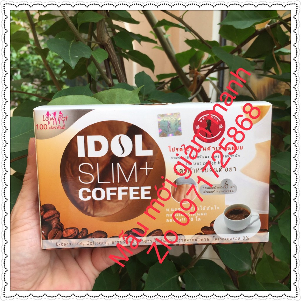 cafe idol slim coffee [mẫu mới combo 5h]