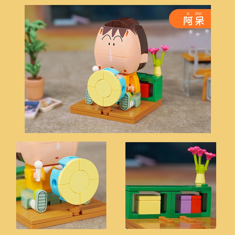 Mô Hình Đồ Chơi Lắp Ráp Nhân Vật Shin-chan Toru Kazama