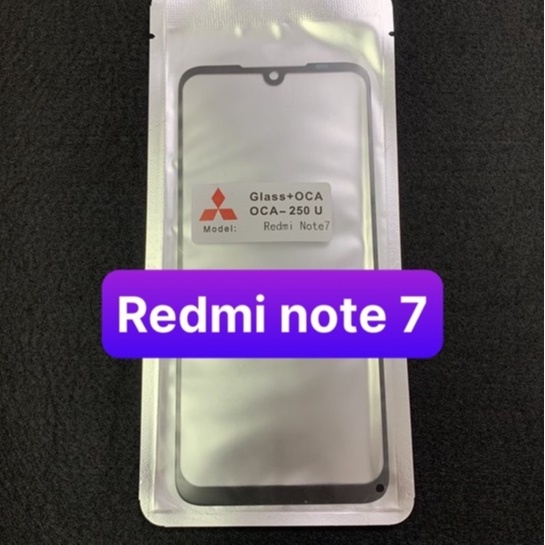 Kính xiaomi Redmi note 7 - kính ép màn hình sẵn keo