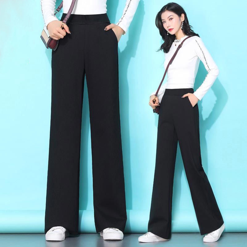 Quần dài ống rộng phong cách Hàn Quốc dành cho nữ | BigBuy360 - bigbuy360.vn