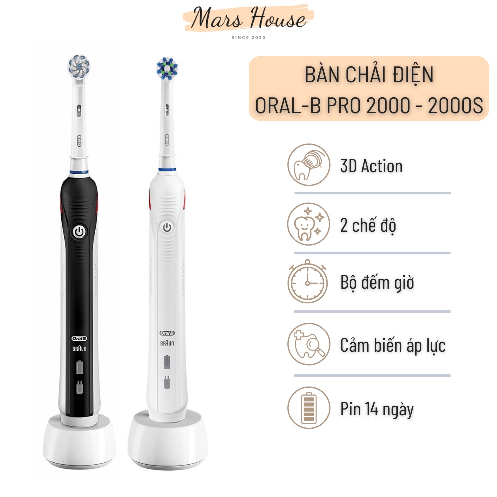 Bàn chải điện Oral-B Pro 2000