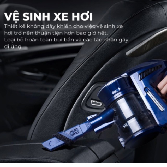 Máy Hút Bụi Cầm Tay Không Dây Pin Bền Puppyoo - Hàng Được Review Tốt Trên Các Trang Uy Tín - ThaVa Shop