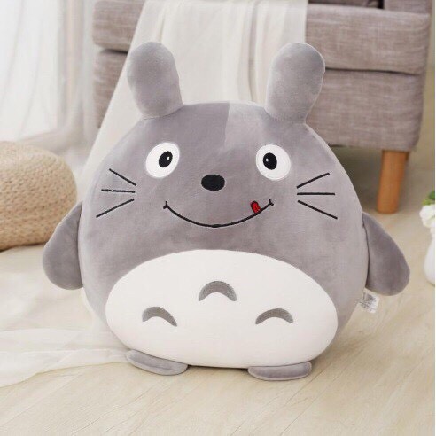 🎁freeship xtra🎁Bộ chăn gối văn phòng 3 trong 1hình totoro cười đủ kiểu vui nhộn giá rẻ 🎁