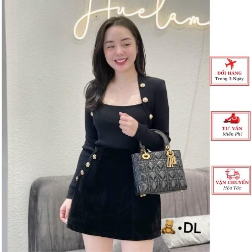 Áo len nữ cúc viền thu đông công sở ulzzang Hàn Quốc yolo fashion