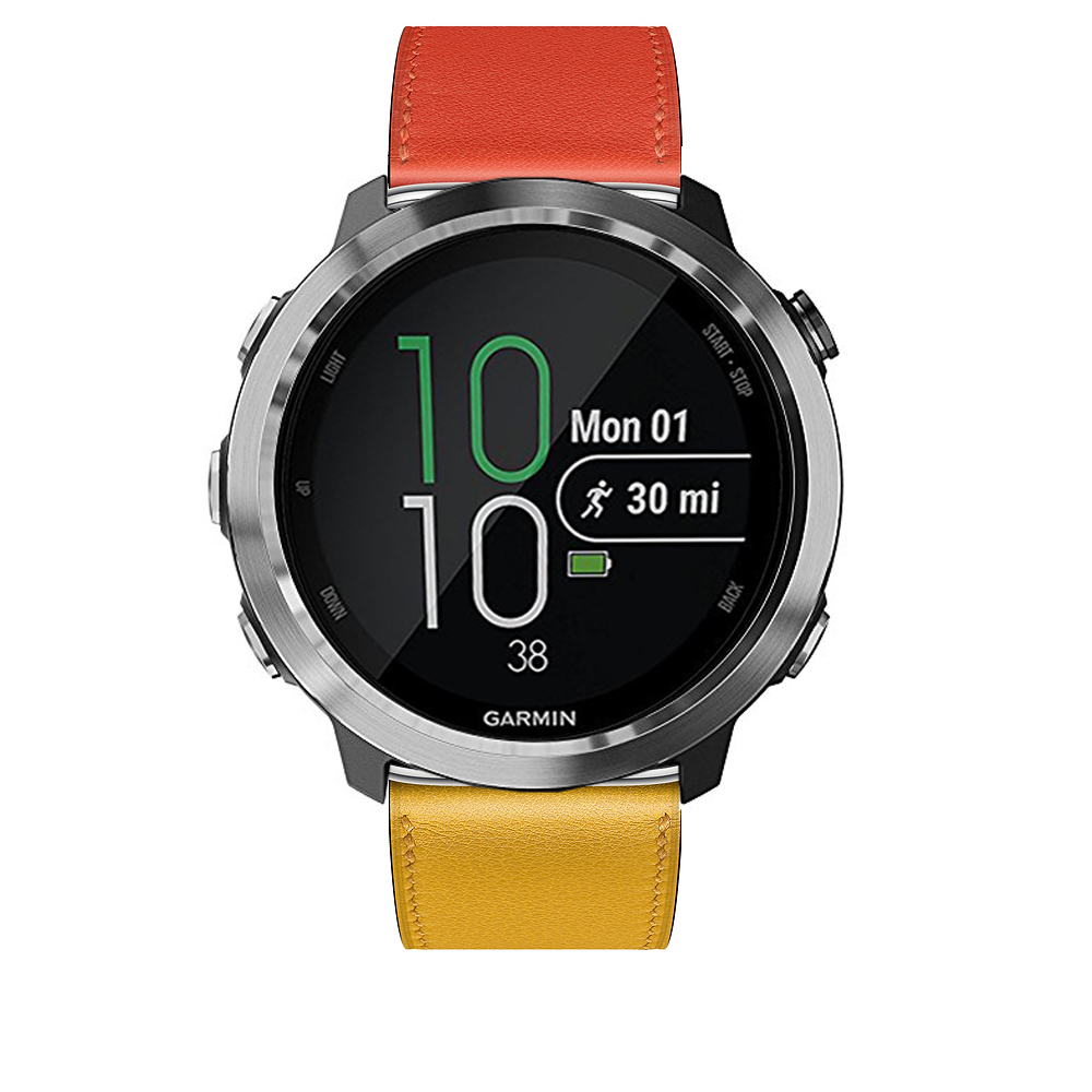 Dây Đeo Da Thay Thế Cho Đồng Hồ Thông Minh Garmin Forerunner 645 645M 245 245M / Venu Sq / Vivoactive  3