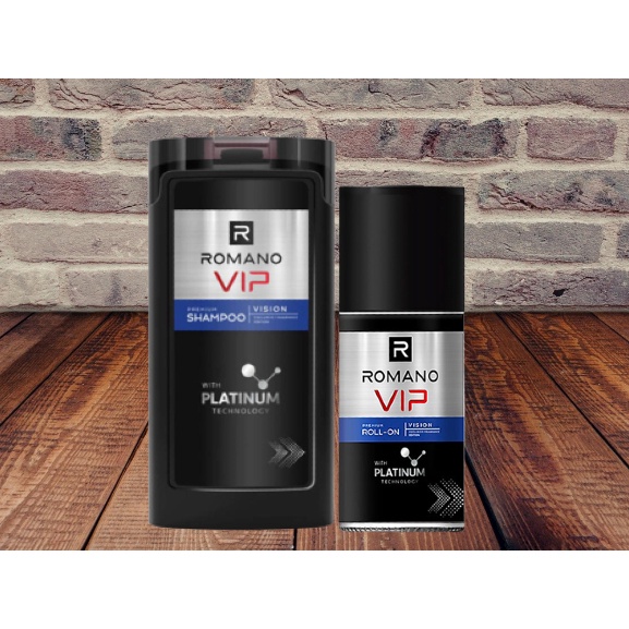 Dầu gội cao cấp Romano Vip Vision/Passion sang trọng cuốn hút 150g/chai