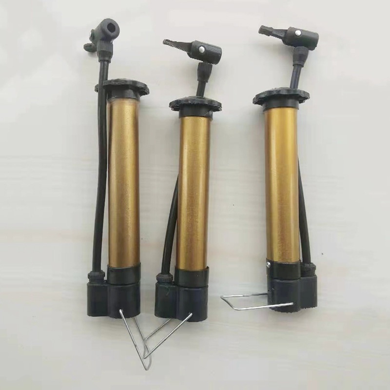 Bơm Bóng Đá | Bóng rổ | Bóng Chuyền Bơm kim Loại  Cầm Tay Cao 21cm