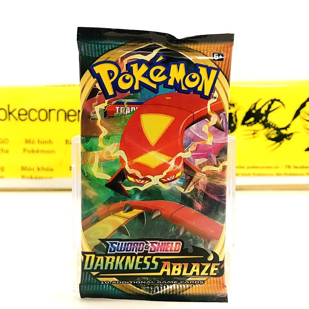 (siêu rẻ) Gói thẻ bài Pokemon TCG Booster Pack Darkness Ablaze SS3 Chính Hãng, Mới 100% (Art Ngẫu Nhiên) - PokeCorner