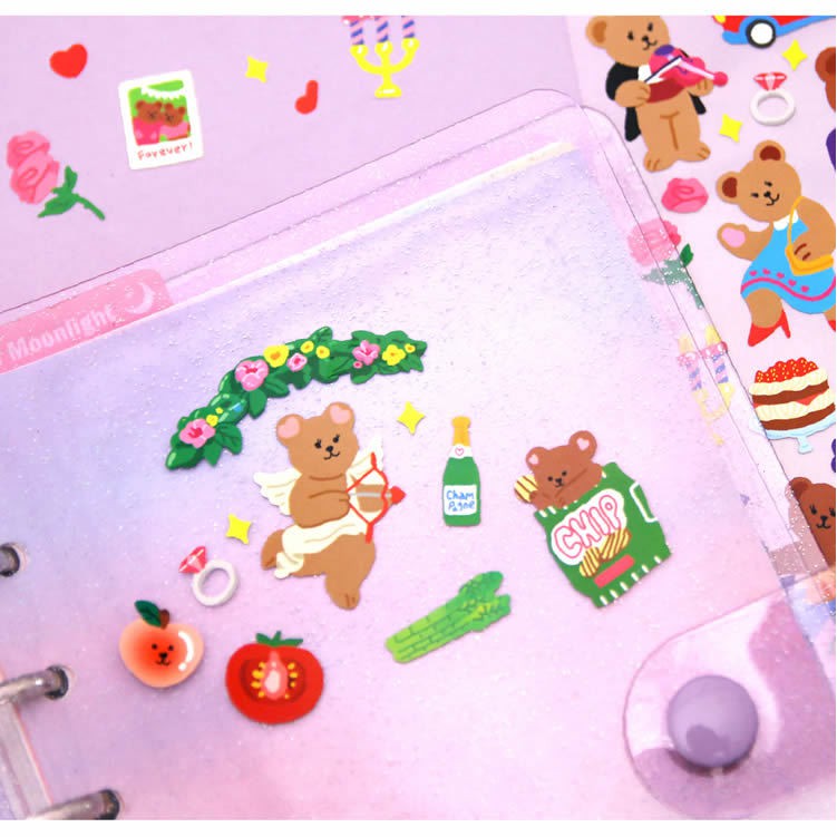 Sticker phong cách Hàn Quốc dễ thương