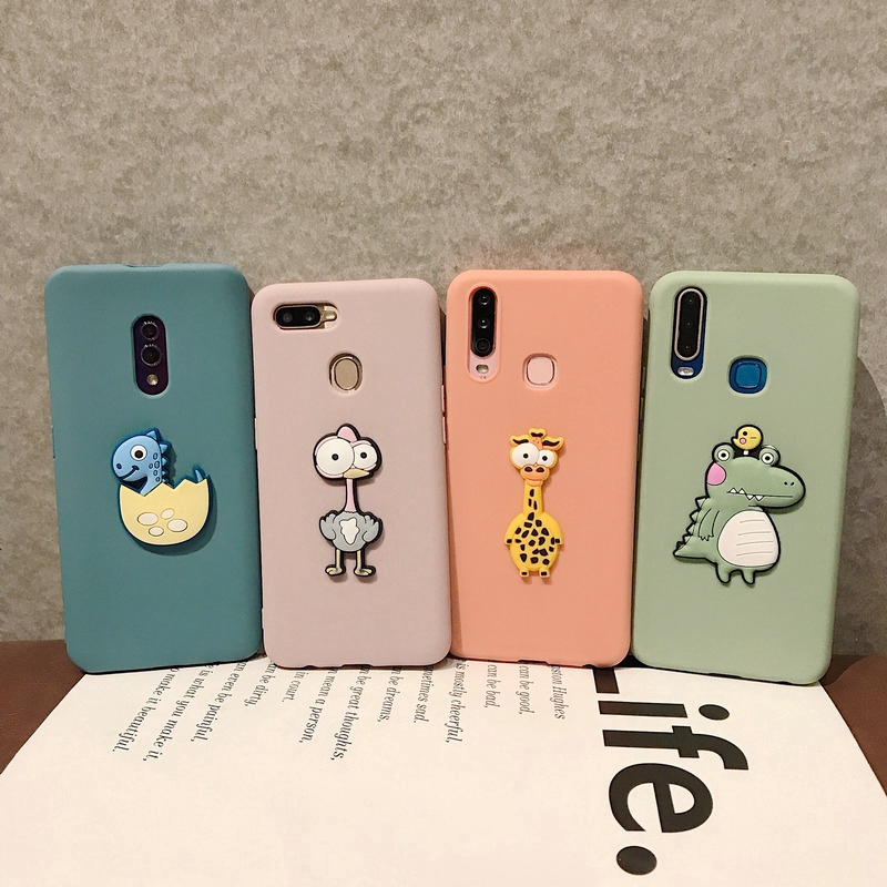 Ốp điện thoại TPU mềm hình động vật dễ thương cho Samsung S20 Ultra S10 S10e S8 S9 Plus Note 8 9 10+ | BigBuy360 - bigbuy360.vn