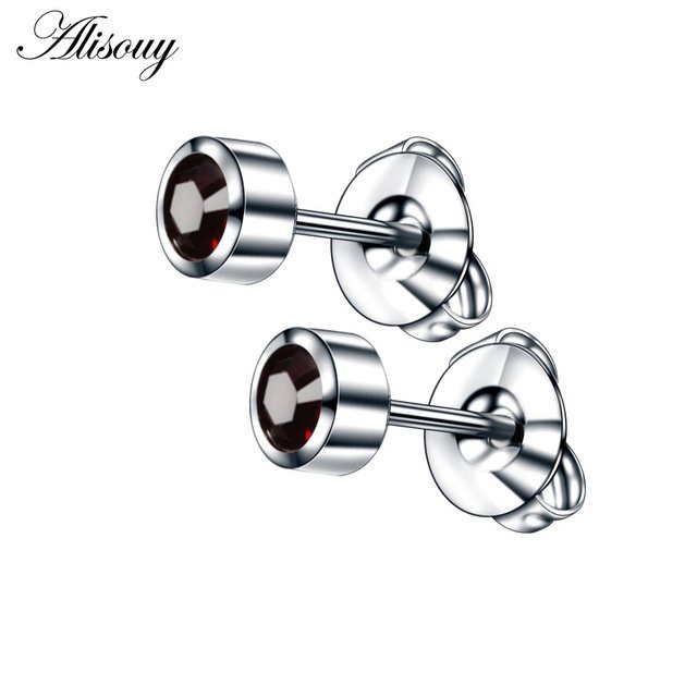 Khuyên Tai Kim Loại Không Gỉ Nhiều Màu Sắc Phong Cách Hipster