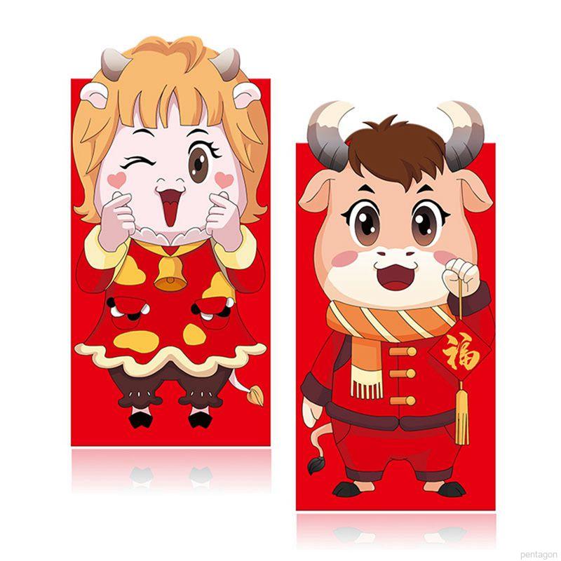 Set 6 Bao Lì Xì Chúc Mừng Năm Mới
