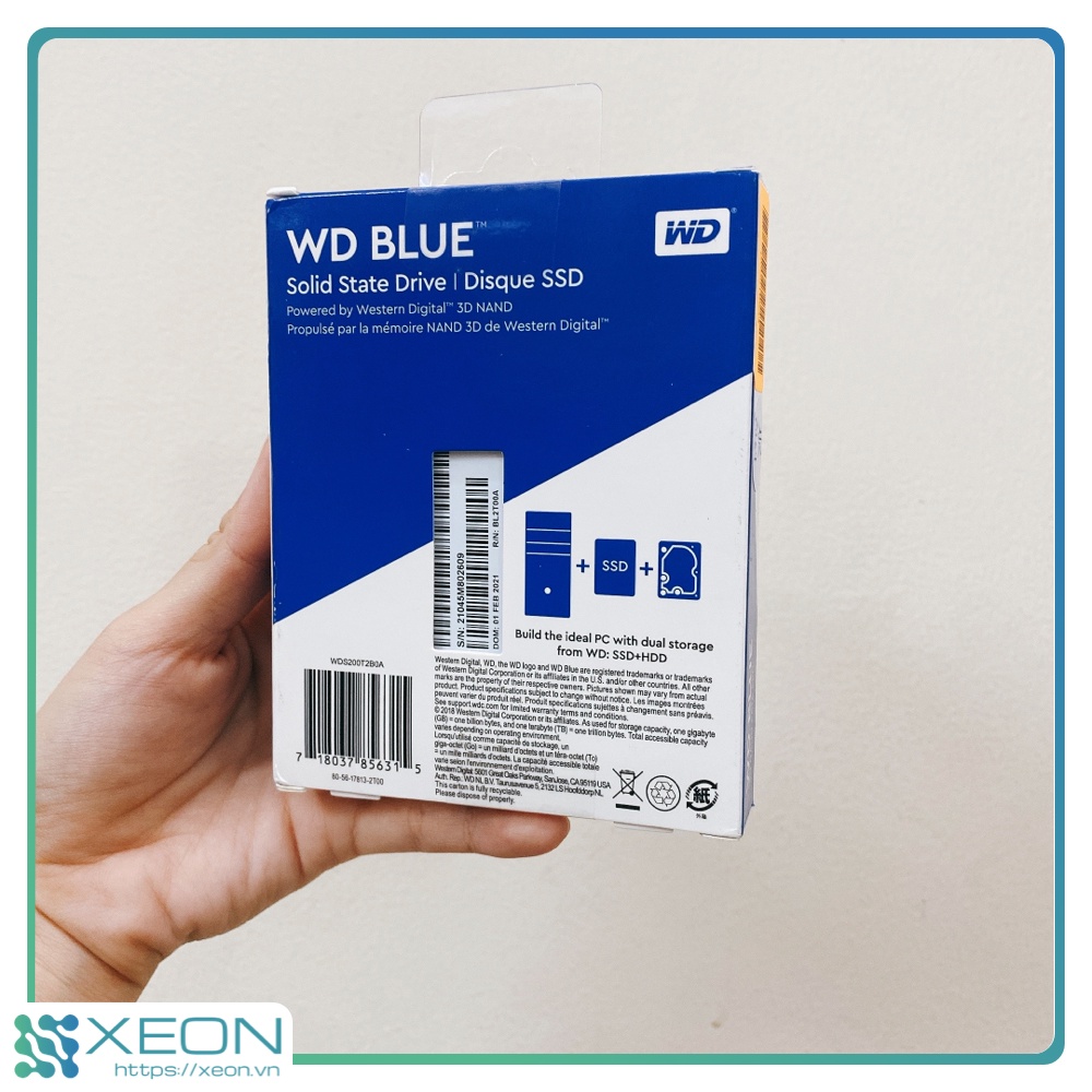 Ổ Cứng SSD Western Blue 2TB 3D NAND 2.5 inch SATA III (SATA 3) | BigBuy360 - bigbuy360.vn