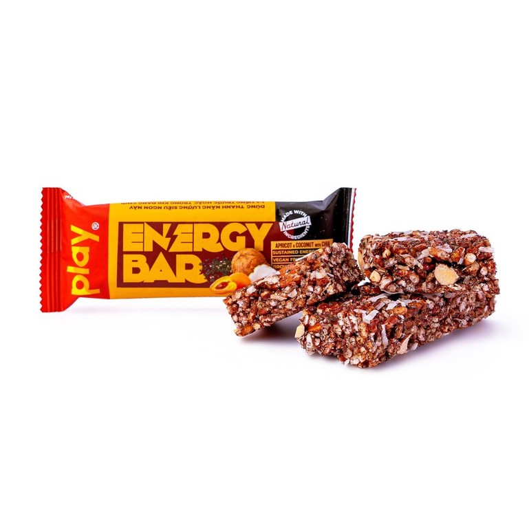 Combo dinh dưỡng thể thao - 2 thanh năng lượng PLAY - Combo chạy bộ Trail 10km