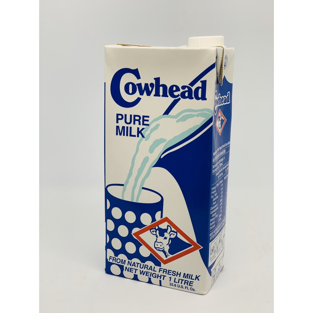 Sữa tươi tiệt trùng nguyên kem Cowhead 1L xuất xứ Úc - 1 thùng