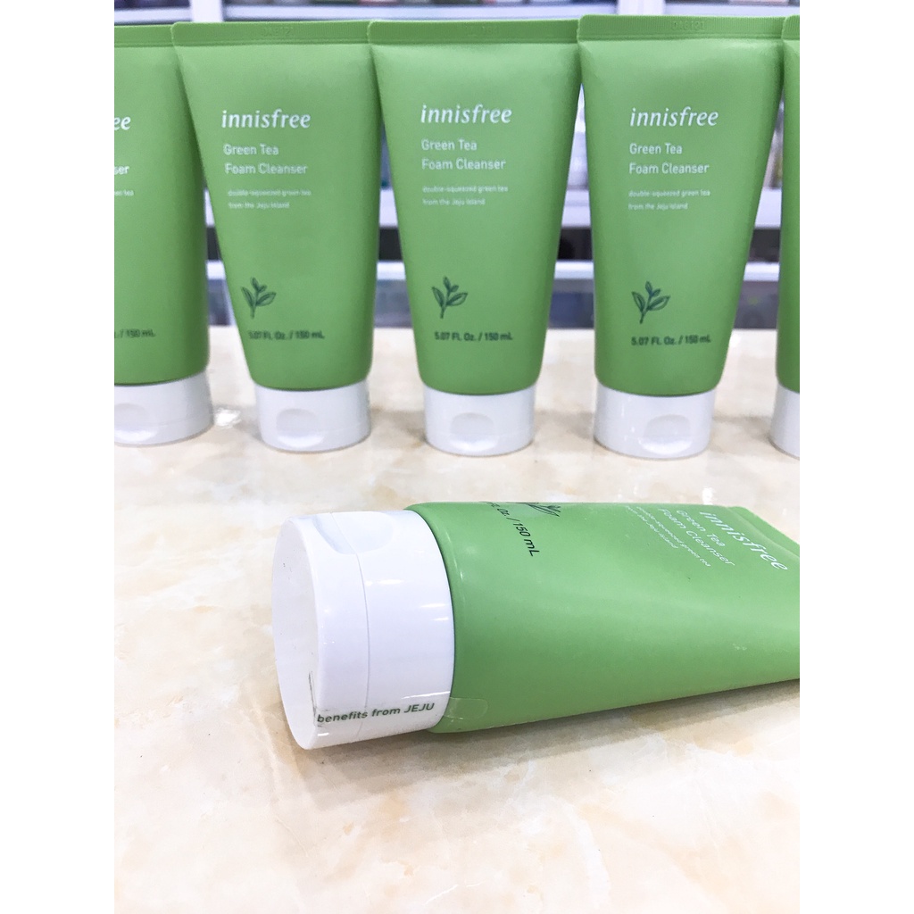 Sữa Rửa Mặt Trà Xanh Innisfree Green Tea Cleansing Foam Hàn Quốc 150ml