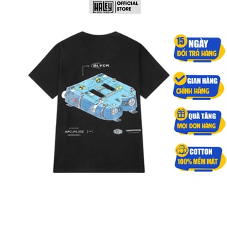 Áo Thun Nam Nữ HALEY Form Rộng Tay Lỡ Local brand BLVCK street wear Phong Cách Chất Cotton TN549