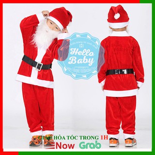 Bộ quần áo Noel nhung cho bé