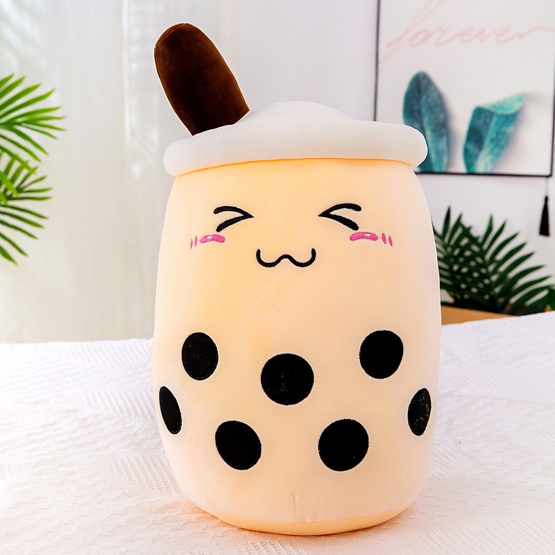 Gấu bông trà sữa gối ôm cute giá rẻ để bàn đáng yêu size 15cm 30cm