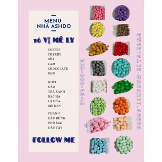 Bánh MACARON - 20viên (mini 2cm mix vị)