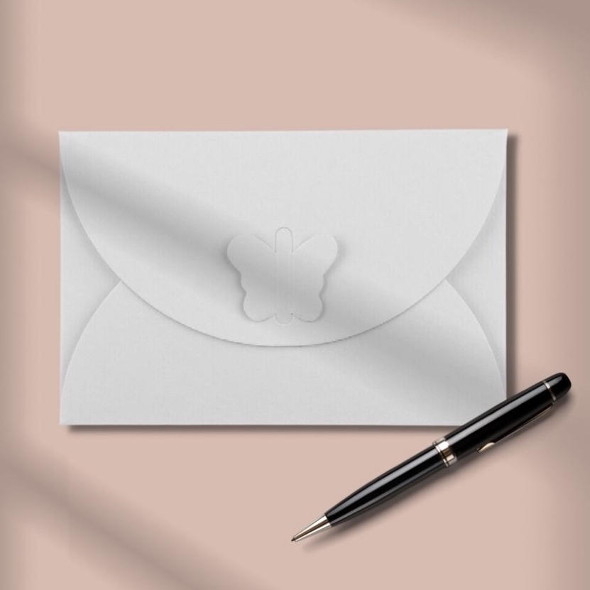 Bộ giấy viết thư kèm bì thư, phong bì vintage kích thước 13x11cm, dùng đựng trang sức, nailbox, thiệp cảm ơn..