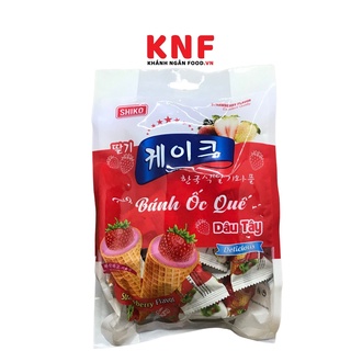 Bánh ốc quế Shiko dâu tây 200g