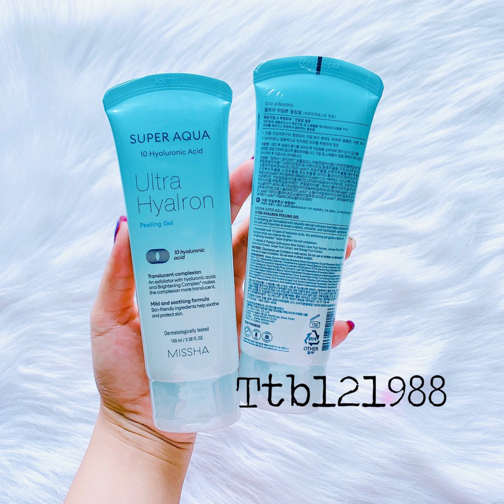 Tẩy Tế Bào Chết Mặt Super Aqua 100ml Missha