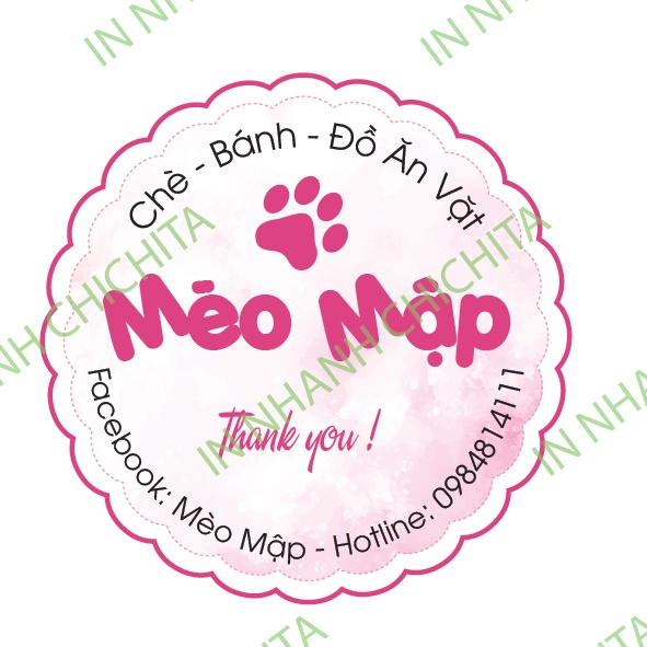 [Combo] 100 tờ A3 - in Tem giấy cán bóng, bế theo yêu cầu - đẹp - nhanh - rẻ