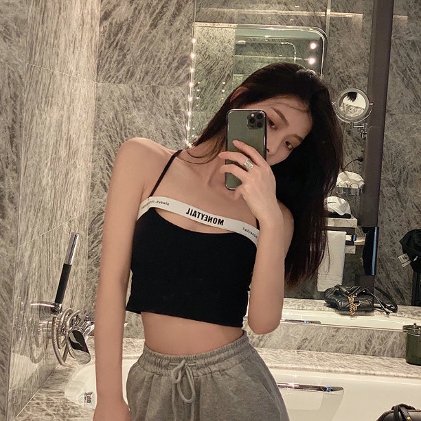 Áo Hai Dây In Họa Tiết Thời Trang Mùa Hè Quyến Rũ Cho Nữ