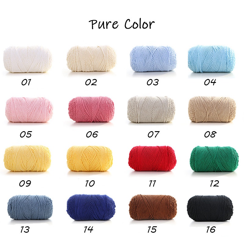Cuộn Len Đan Sợi Mềm Nhiều Màu Sắc 100g 193m