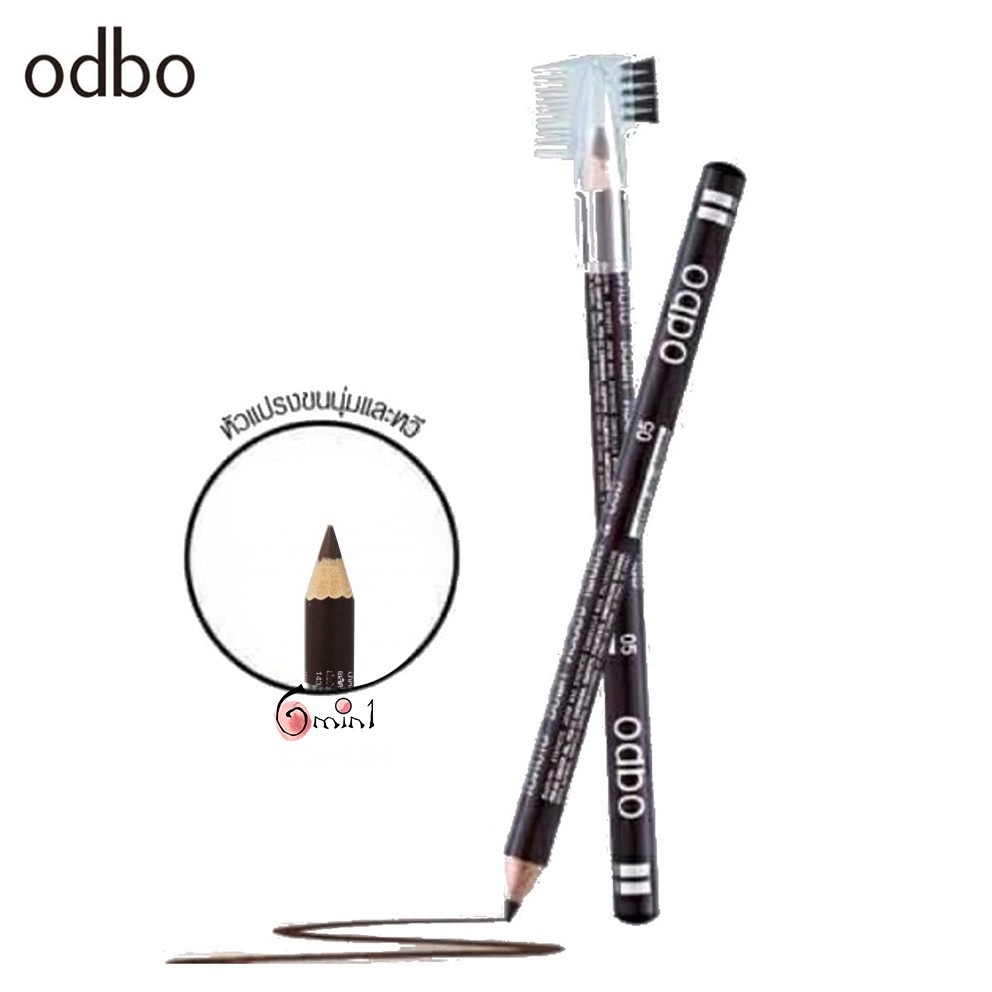 CHÌ MÀY XÉ KẺ CHÂN MÀY COSMETIC ART 2 TEM + CHÌ XÉ Haozhuang Eyebrow Pencil