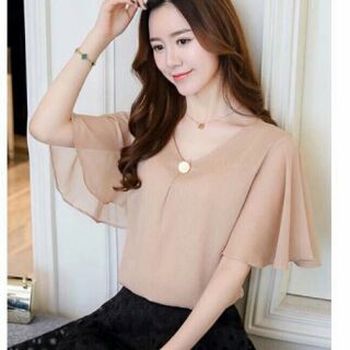 Áo  kiểu  tay  loe  Cindy