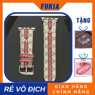 Dây da G.C cao cấp cho Apple Watch đồng hồ thông minh iWatch Series 1/2/3/4/5/6/7/SE size 38/40/41/42/44/45mm AW102