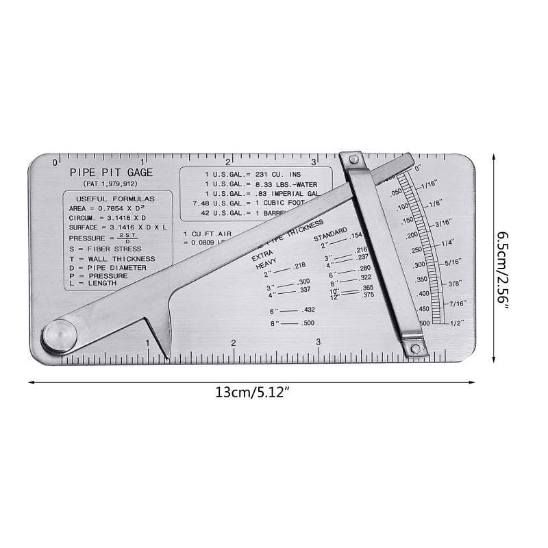 Đồng Hồ Đo Đường Kính Bằng Thép Không Gỉ Cao Cấp