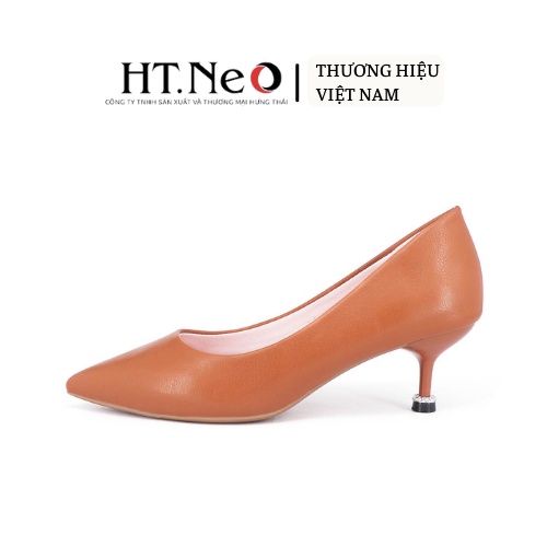 Giày cao gót mũi nhọn HT.NEO da bò thật 100% gót nhọn 5cm cực xinh, nhiều màu sắc CS141