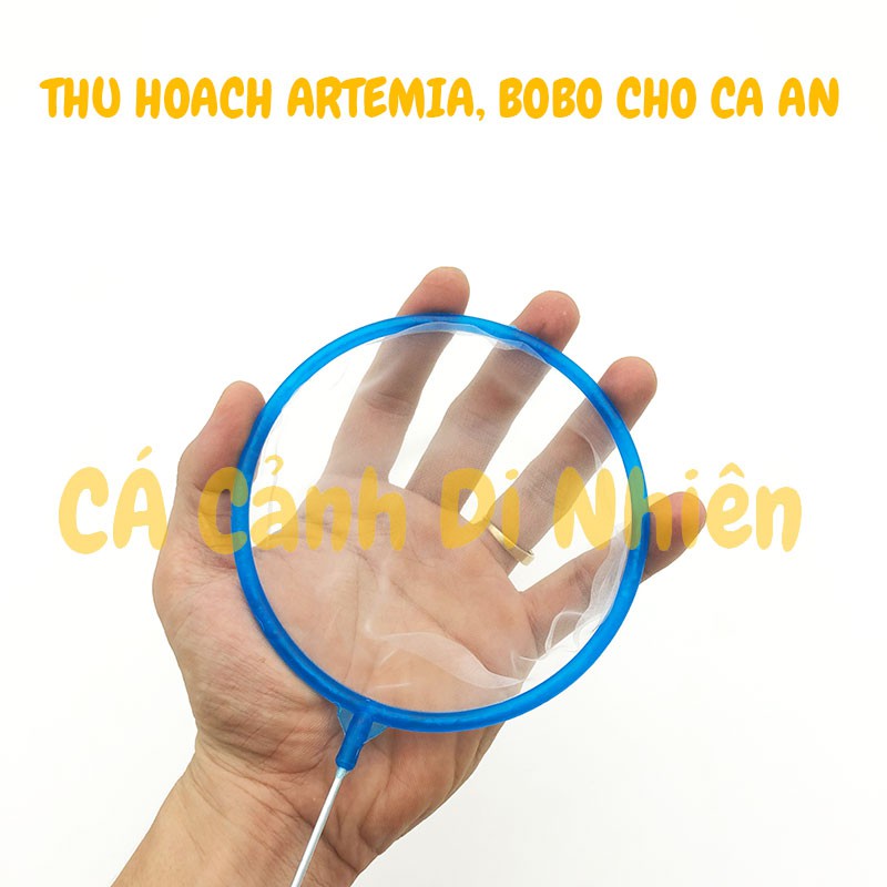 Vợt TRÒN LƯỚI NANO LỚN siêu mịn vớt Artemia cho cá