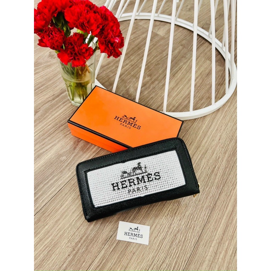 Ví cầm tay đính đá hm