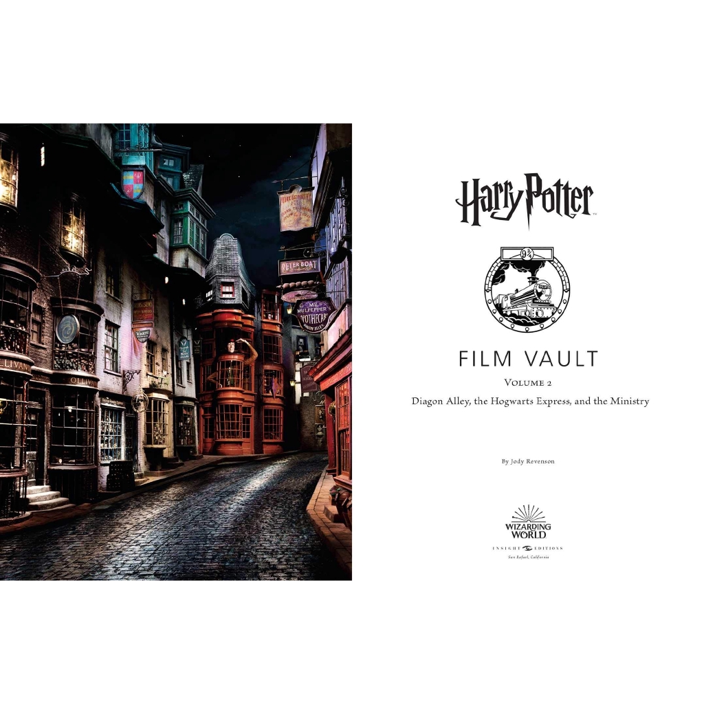 Sách - Harry Potter: Film Vault: Volume 2: Diagon Alley, the Hogwarts Express, and the Ministry
