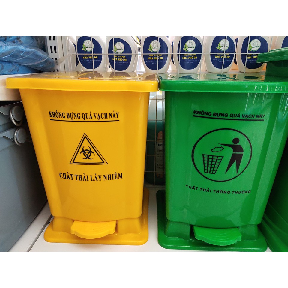 THÙNG RÁC NHỰA HDPE 15 LÍT Siêu Rẻ